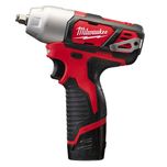 MILWAUKEE M12 SUB COMPACT 3/8 INCH IMPACT WRENCH KIT - M12BIW38-202C